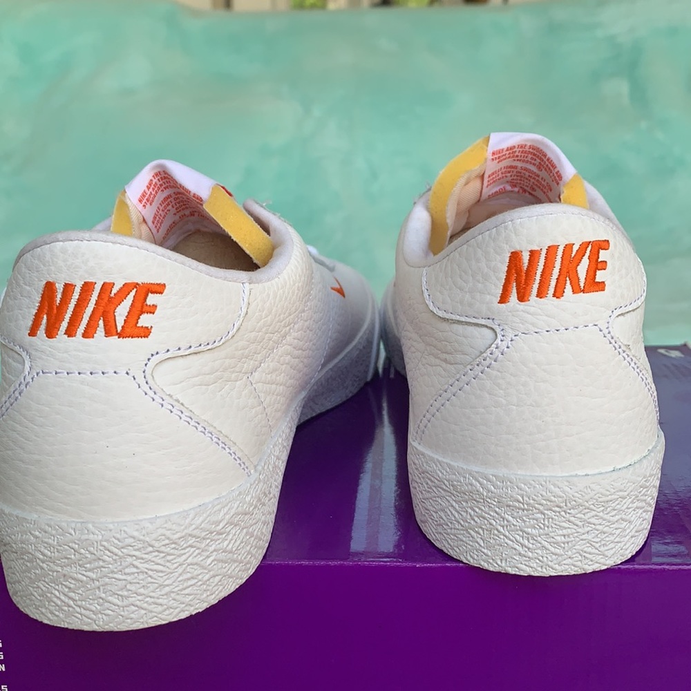 NIKE SB ZOOM BRUIN WHITE/TEAM ORANGE-WHITE MENS - Picture 15 of 16
